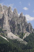 Italy, Trentino Alto Adige, San Martino di Castrozza, Pale di San Martino mountain range.