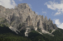 Italy, Trentino Alto Adige, San Martino di Castrozza, Pale di San Martino mountain range.