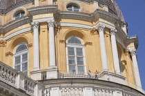 Italy, Piedmont, Turin, Basilica Superga Baroque detail.