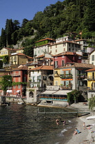 Italy, Lombardy, Lake Como, Varenna, Varenna lakeside.