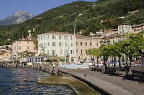 Italy, Lombardy, Lake Garda, Gargnano, waterfront.