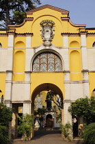 Italy, Lombardy, Lake Garda, Il Vittoriale, Library& archive.