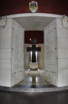 Italy, Lombardy, Lake Garda, Il Vittoriale, Gabriele d'Annunzio's mausoleum.