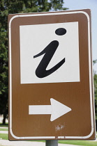 Italy,Veneto, Lake Garda, information sign.