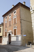 Italy, Lombardy, Sabbionetta, old house.
