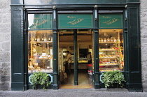 Italy, Lombardy, Bergamo, bakery facade.