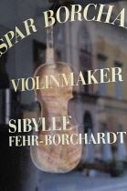 Italy, Lombardy, Cremona, Violin maker's window.