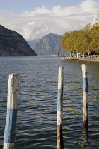 Italy, Lombardy, Lago d'Iseo, Iseo, waterfront view.