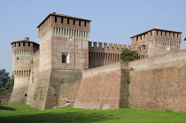 Italy, Lombardy, Soncino, Sforza Castle.