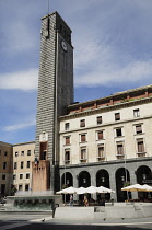 Italy, Piemonte, Varese, Facist architecture on Piazza Monte Grappa.
