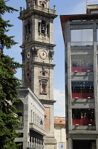 Italy, Piemonte, Varese, Torre campanile, .