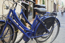 Italy, Veneto, Verona, bicycles for hire at Giulietta e Romeo Hotel.