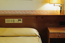 Italy, Friuli, Venezia Giulia, Aquileia, Hotel Patriarchi bedroom.