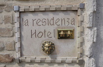 Italy, Veneto, Venice, Hotel La Residenza doorbell, Arsenale.