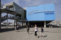 Italy, Liguria, Genoa, Renzo Piano designed Aquarium, Porto Antico.