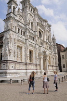 Italy, Lombardy, Pavia, Church of Our Lady of Graces, Certosa di Pavia.