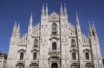 Italy, Lombardy, Milan,Duomo on Piazza Duomo.