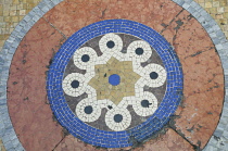 Italy, Lombardy, Milan, Galleria Vittorio Emanuelle II floor mosaic.
