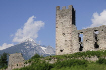 Italy, Trentino Alto Adige, Adamello Brenta Natural Park, Belfort Castle near Spormaggiore.