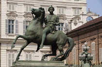 Italy, Piedmont, Turin, statue of Pollux, Palazzo Reale.