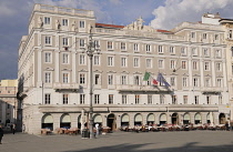Italy, Friuli Venezia Giulia, Trieste, Piazza dell'Unita D'Italia, Palazzo Stratti.