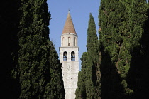 Italy, Veneto Friuli, Aquileia, Campanile.