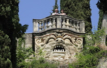 Italy, Veneto, Verona, terrace balcony, Giardini Giusti.