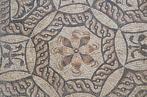 Italy, Veneto, Verona, Roman floor mosaic, Archaeological Museum, Teatro Romano.