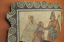 Italy, Veneto, Verona, Roman floor mosaic, Archaeological Museum, Teatro Romano.