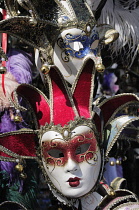 Italy, Veneto, Venice, mask, Piazza San Marco.