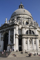 Italy, Veneto, Venice, Church of Santa Maria delle Salute.