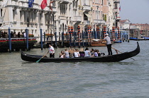 Italy, Veneto, Venice, traghetto across the Grand Canal.