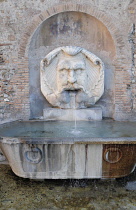 Italy, Lazio, Rome, Aventine Hill, water fountain, church of Santa Sabina.