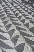Italy, Lazio, Rome, Terme di Caracalla, mosaic & bath floors.