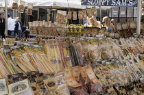 Italy, Lazio, Rome, Centro Storico, Campo dei Fiori, market, pasta stall.