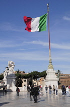 Italy, Lazio, Rome, Il Vittoriano, terrace.