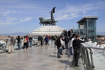 Italy, Lazio, Rome, Il Vittoriano, terrace.