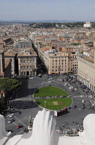 Italy, Lazio, Rome, Il Vittorano, views from terrace.