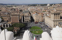 Italy, Lazio, Rome, Il Vittorano, views from terrace.