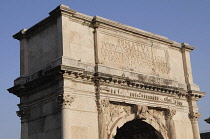 Italy, Lazio, Rome, Roman Forum, Foro Romano, Arco di Tito.