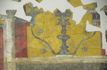 Italy, Lazio, Rome, The Palatine, House of Augustus, wall painting.