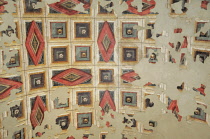 Italy, Lazio, Rome, The Palatine, House of Augustus, vaulted ceiling painting.