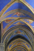 Italy, Lazio, Rome, Centro Storico, church of Santa Maria Sopra Minerva, gothic central nave.
