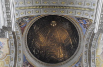 Italy, Lazio, Rome, Centro Storico, church of Sant'Ignazio di Loyola, Andrea Pozzo's trompe l'oeil dome.