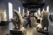 Italy, Lazio, Rome, Esquiline Hill, Palazzo Massimo, Museo Nazionale Romano, The Lancelloiti Discobulus room of statuary.