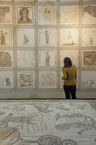 Italy, Lazio, Rome, Esquiline Hill, Palazzo Massimo, Museo Nazionale Romano, mosaics.