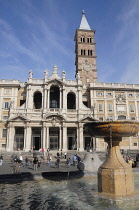 Italy, Lazio, Rome, Esquiline Hill, Basilica of Santa Maria Maggiore.