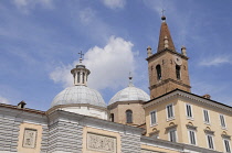 Italy, Lazio, Rome, Northern Rome, Piazza del Popolo, church of Santa Maria del Popolo.