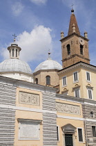 Italy, Lazio, Rome, Northern Rome, Piazza del Popolo, church of Santa Maria del Popolo.