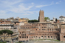 Italy, Lazio, Rome, Fori Imperiali, general view of restored markets of Trajan's Market.